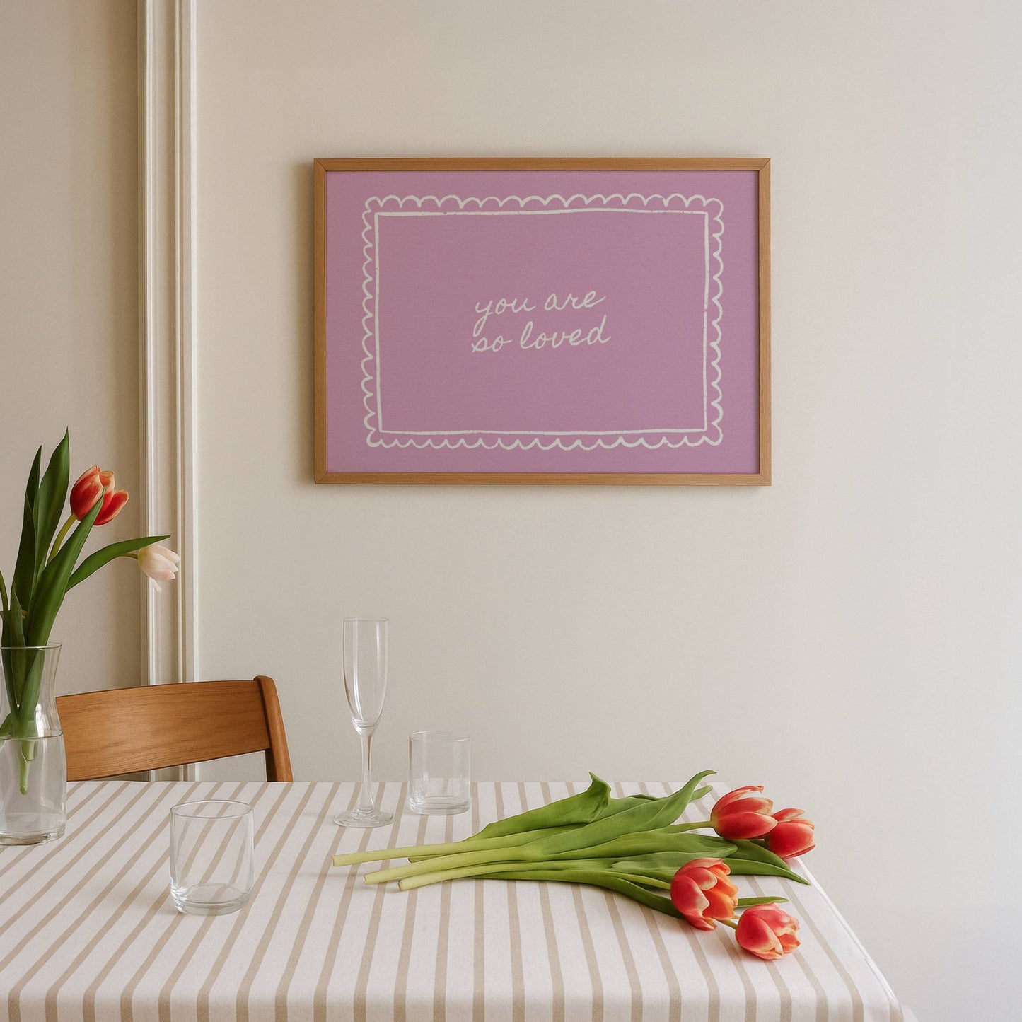 You Are So Loved Wall Art Print
