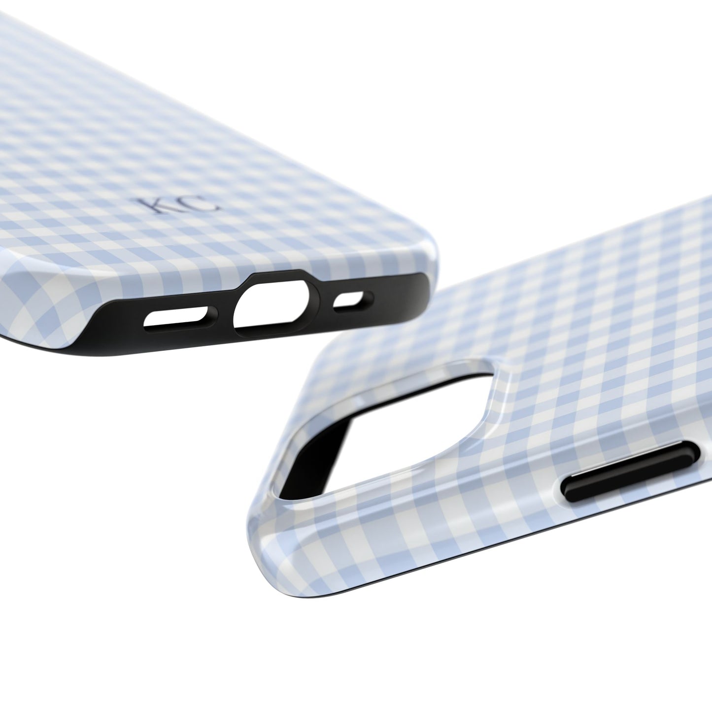 Blue Gingham Phone Case