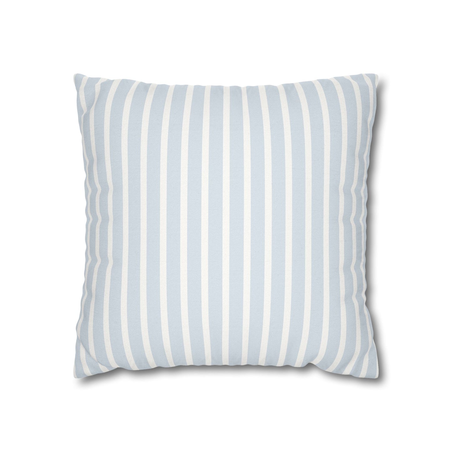 Blue Stripe Pillow Cover – Soft Classic Stripe Decorative Cushion