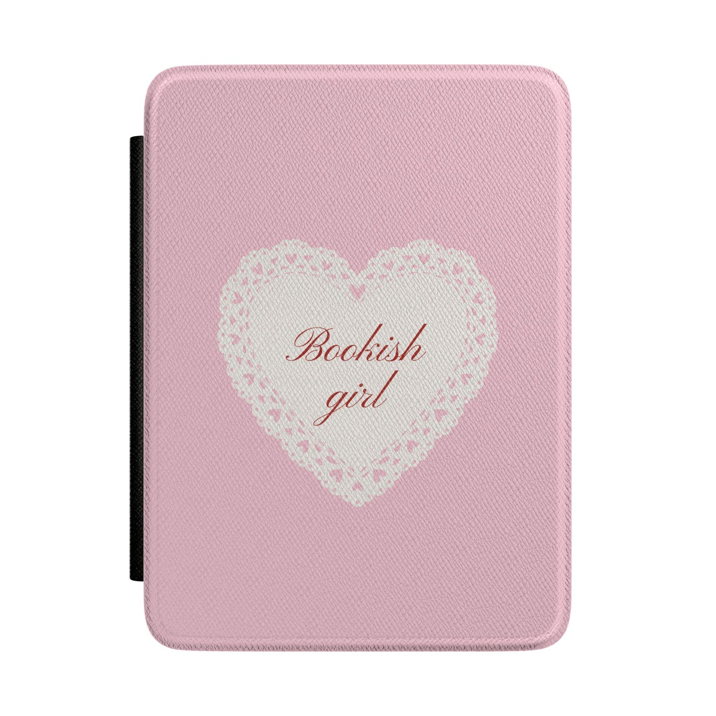 Pink Lace Heart Kindle Case