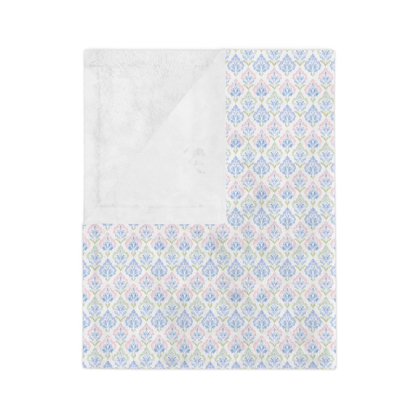 Pastel Damask Blanket