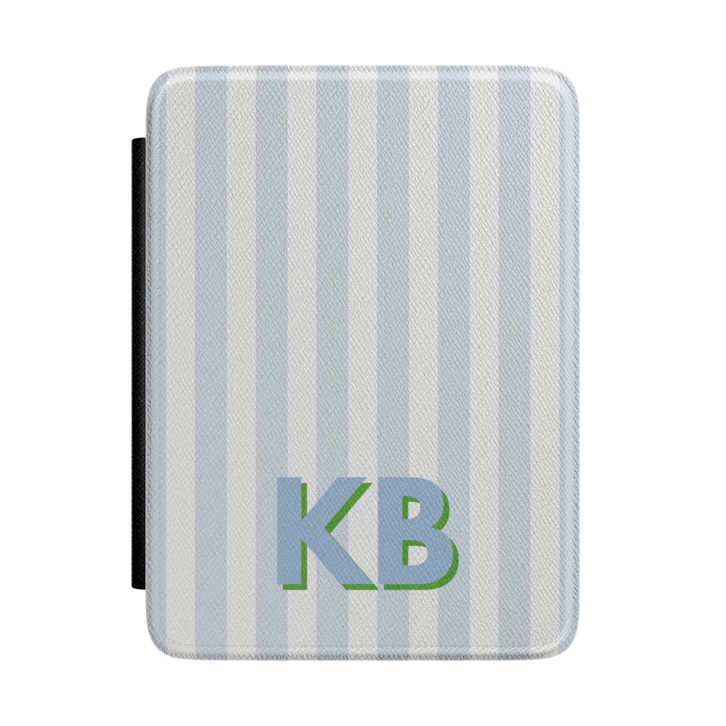 Blue Striped Monogram Kindle Case