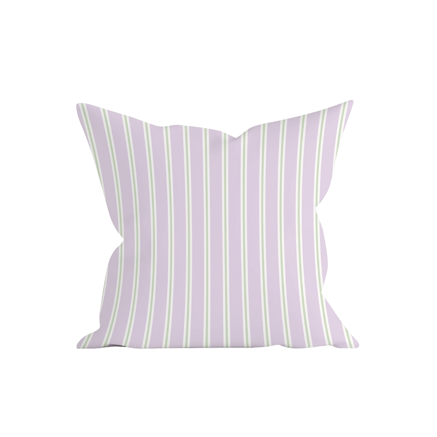 Lavender & Sage Stripe Pillowcase