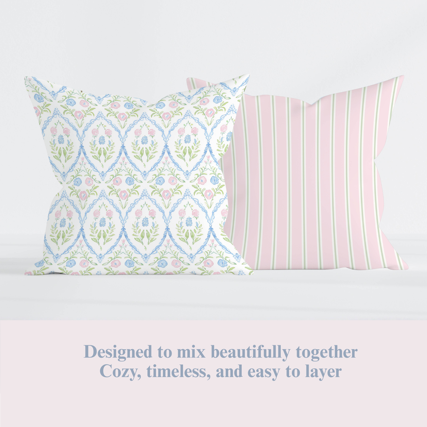 Pastel Medallion Pillow Cover