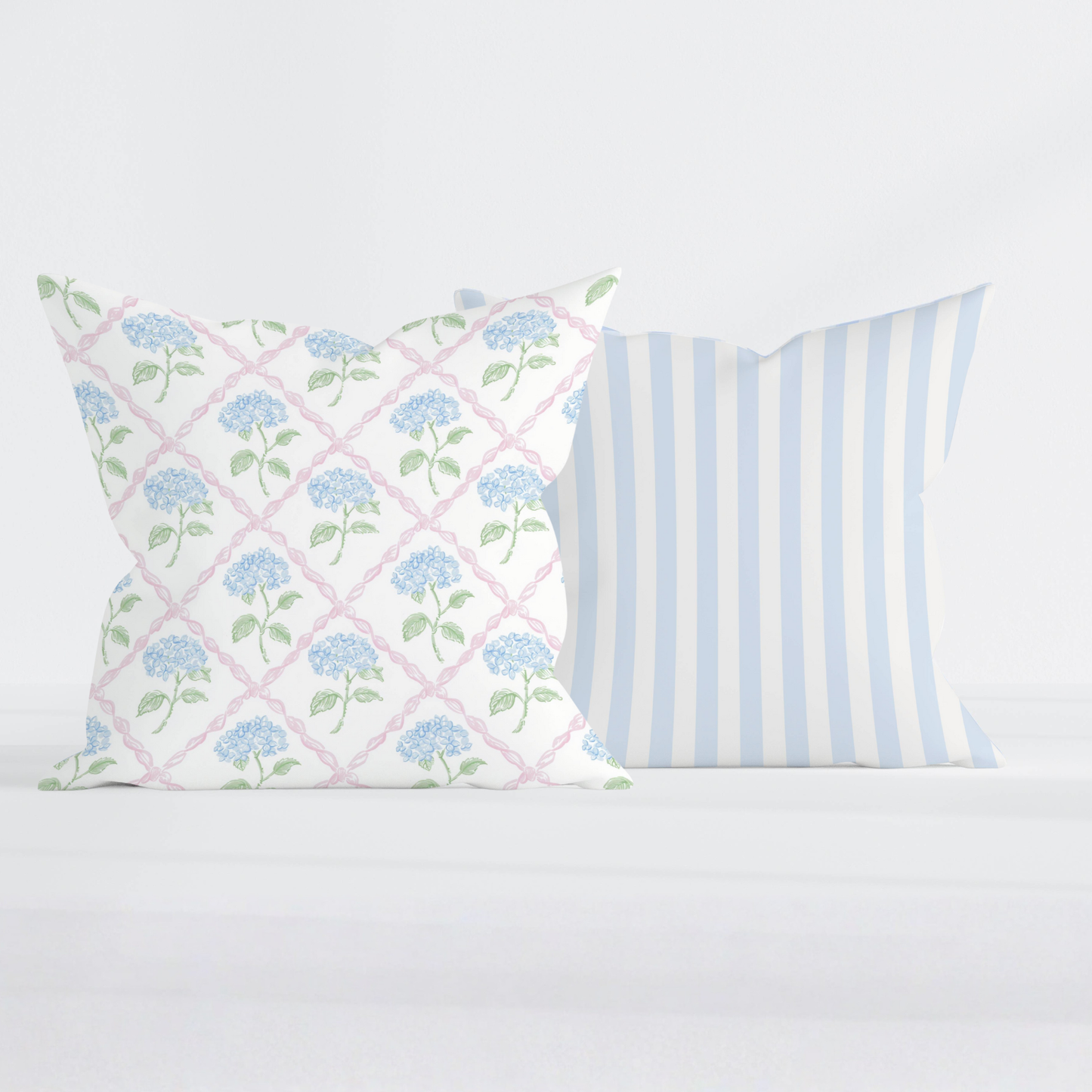 Blue Stripe Pillow Cover