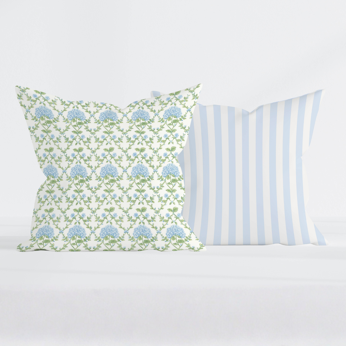 Blue Stripe Pillow Cover