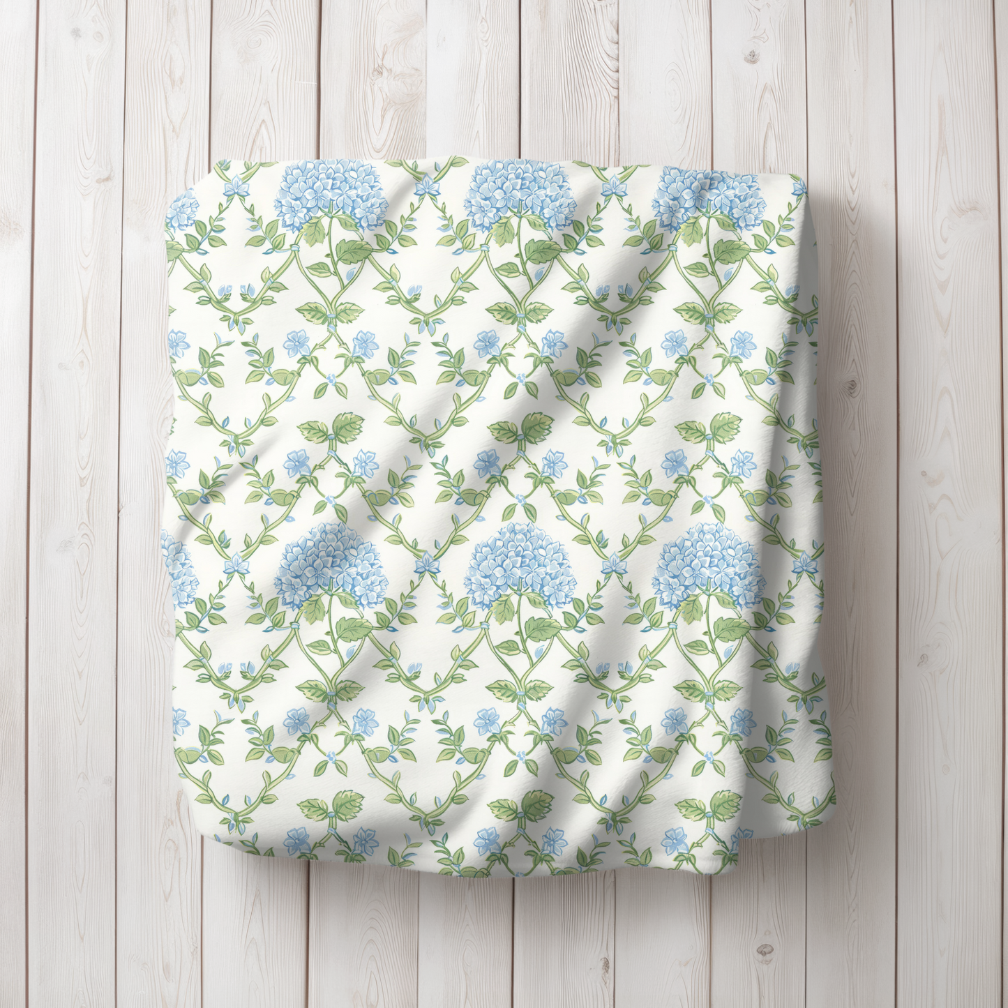Blue Hydrangea Vine Blanket