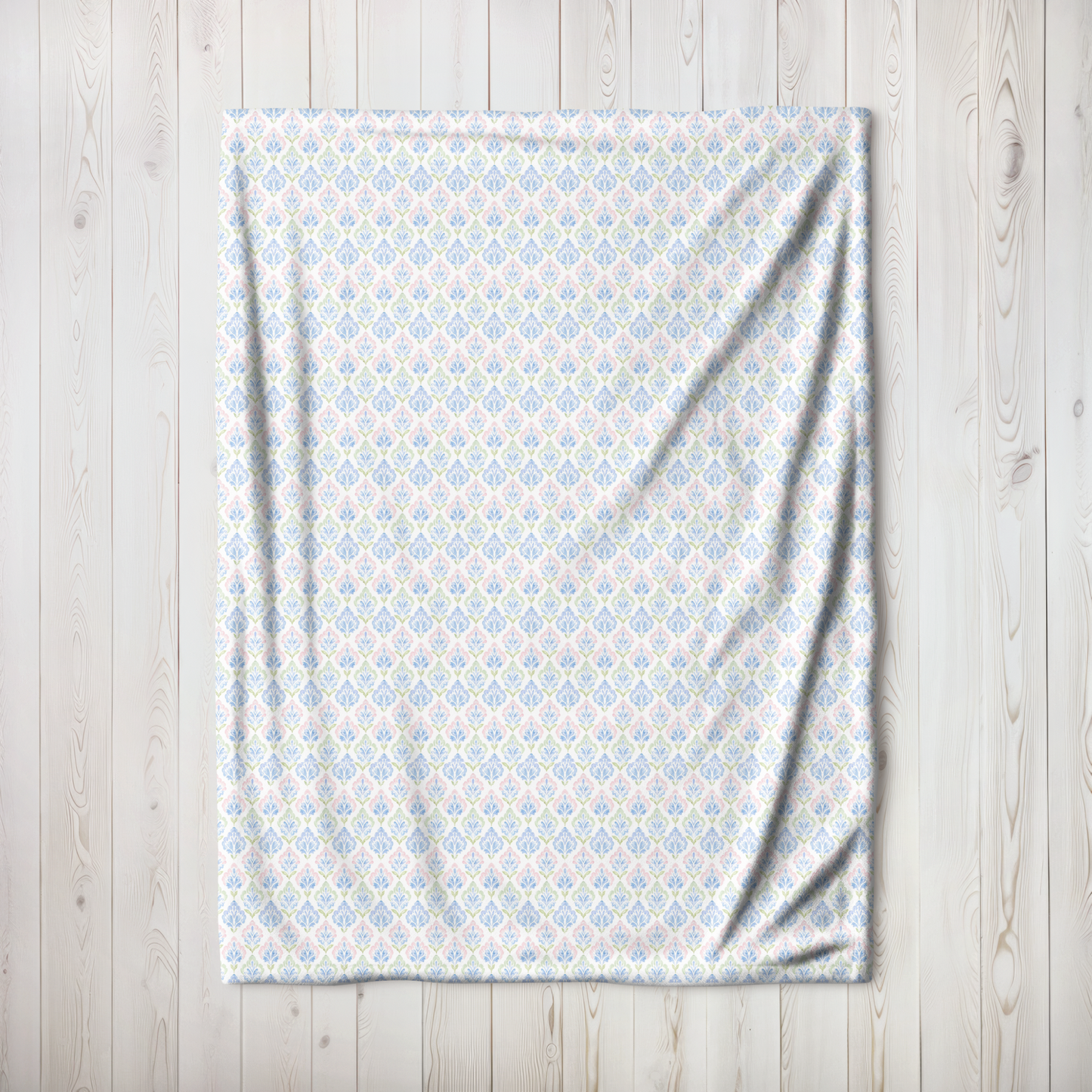 Pastel Damask Blanket