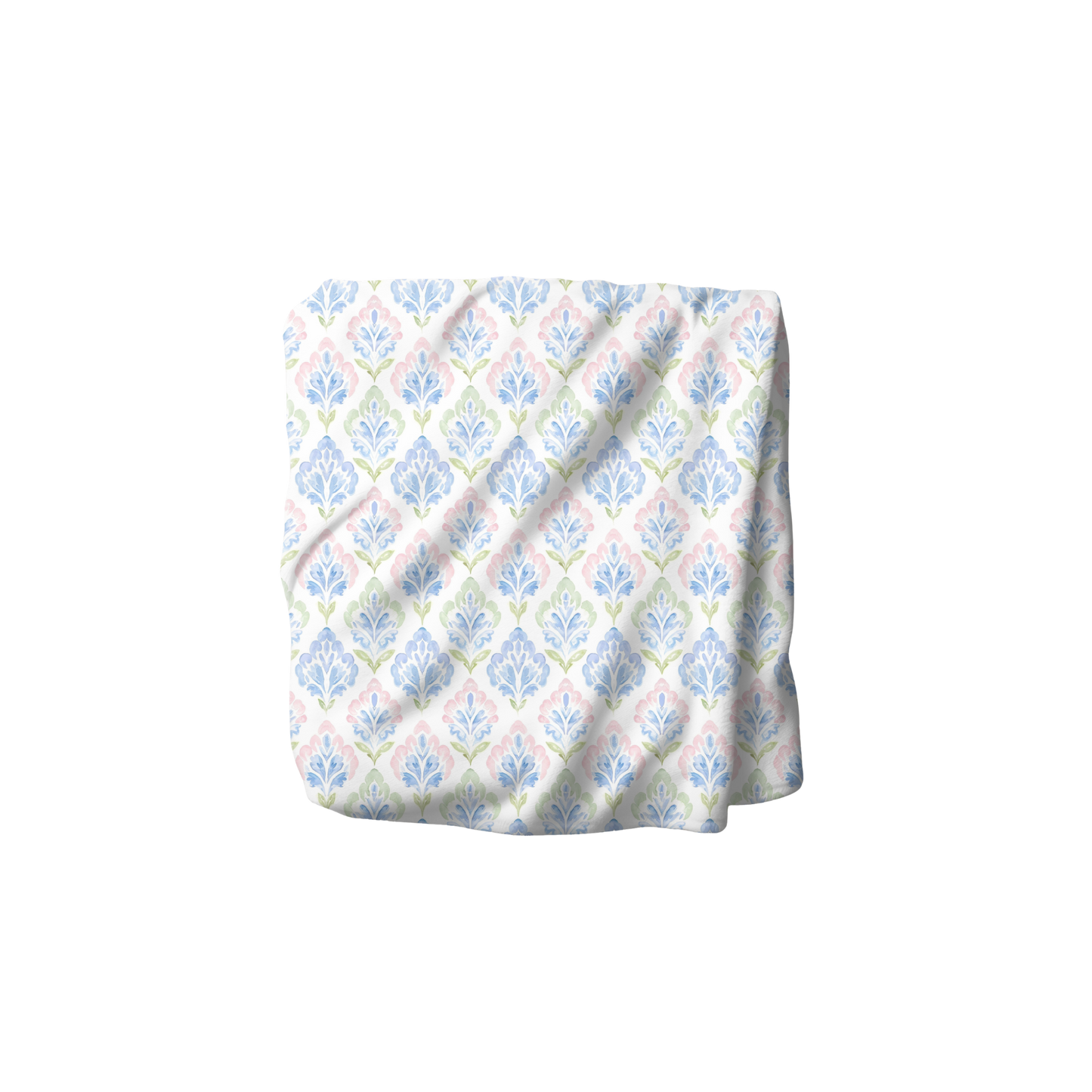Pastel Damask Blanket