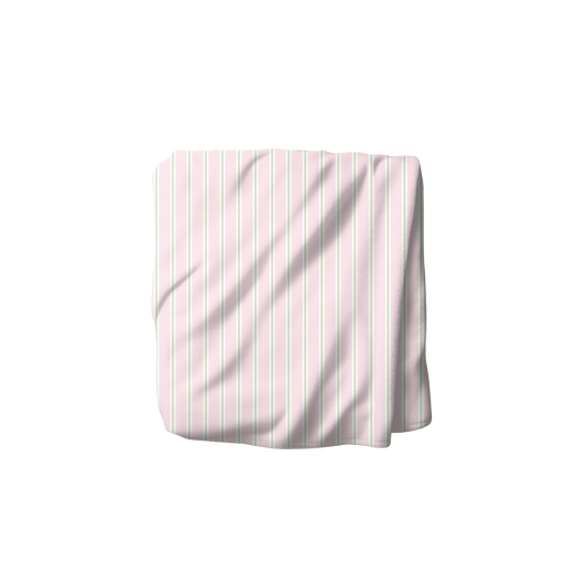 Pink &Sage Stripe Blanket