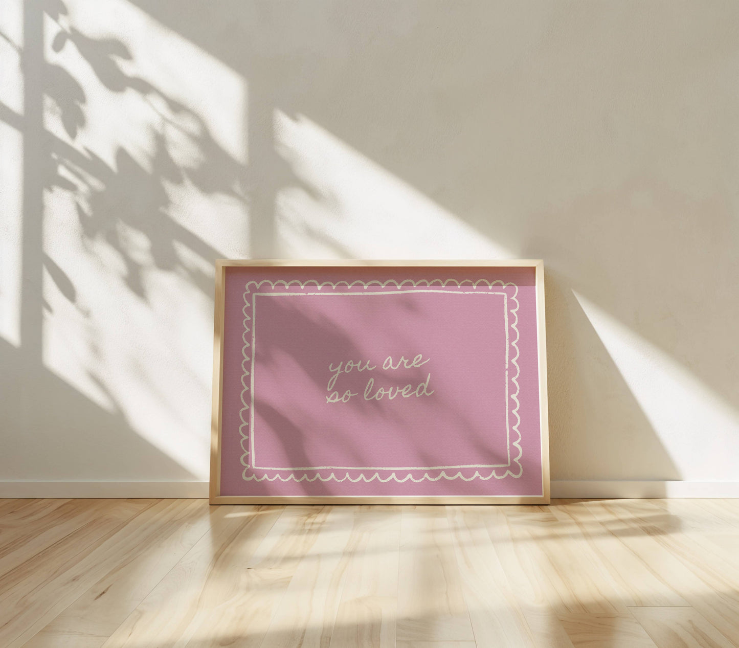 You Are So Loved Wall Art Print