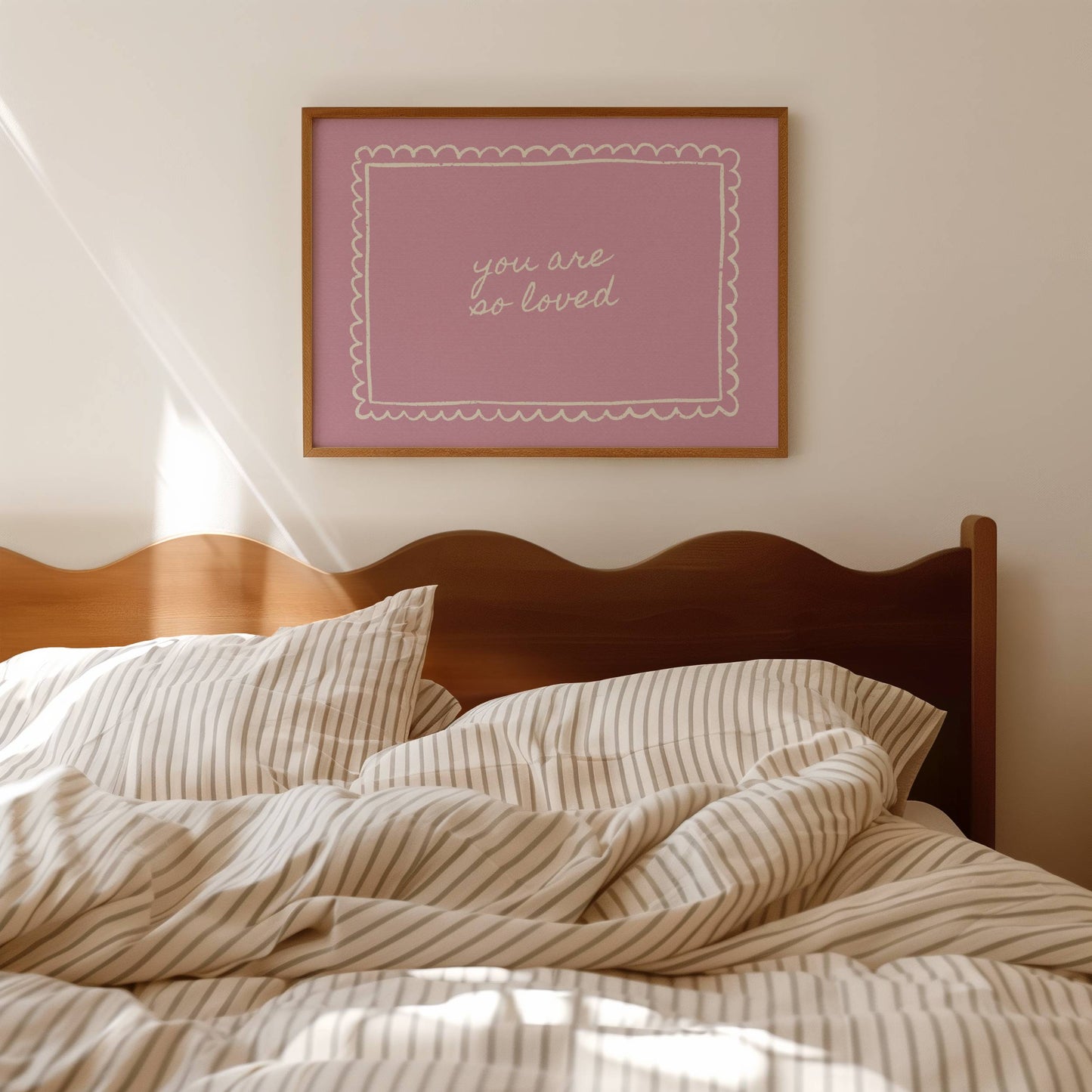 You Are So Loved Wall Art Print