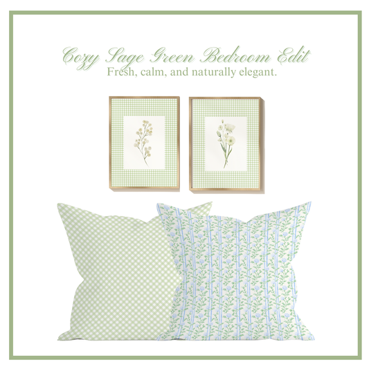 Cozy Sage Green Bedroom Edit