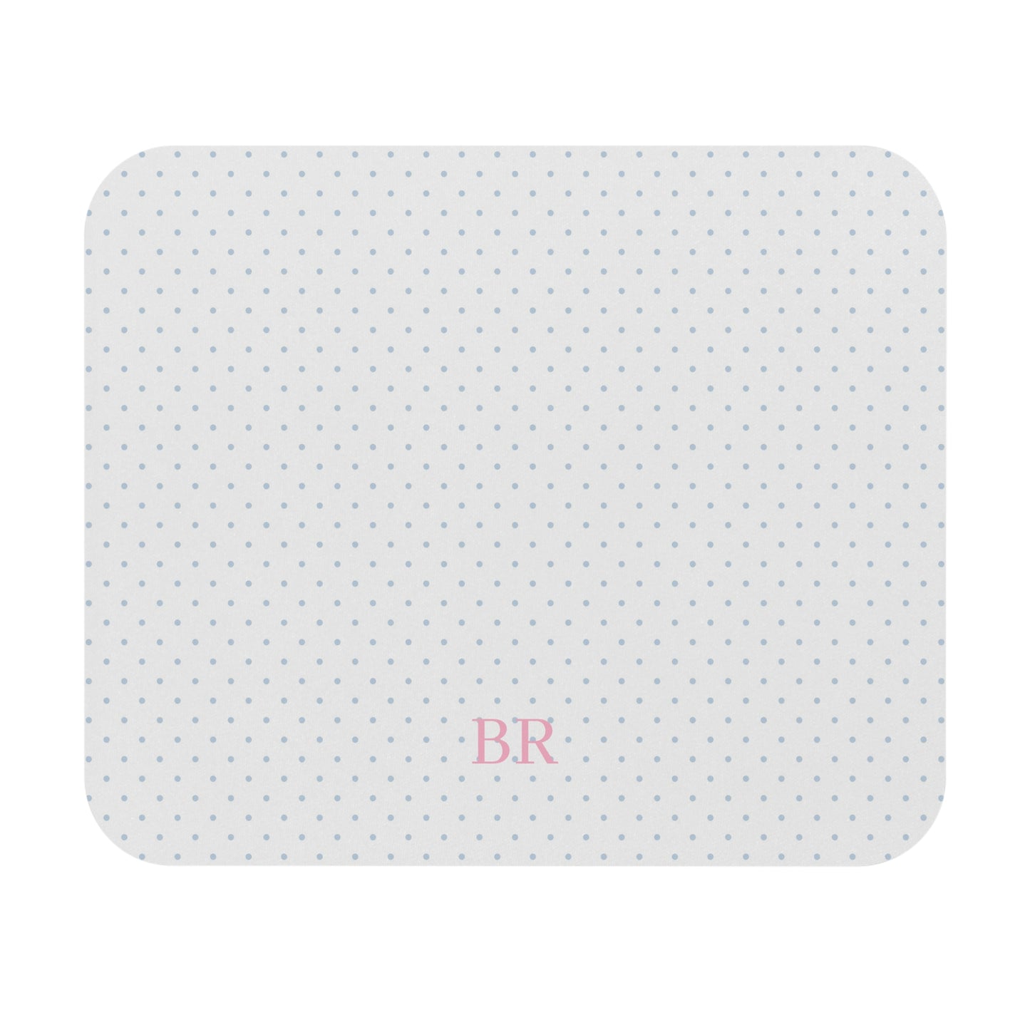Personalized Polka Dot Mouse Pad