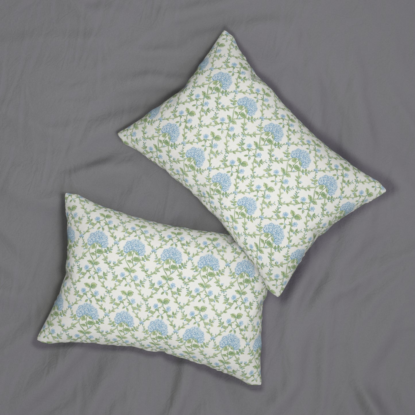 Hydrangea Vine Lumbar Pillow