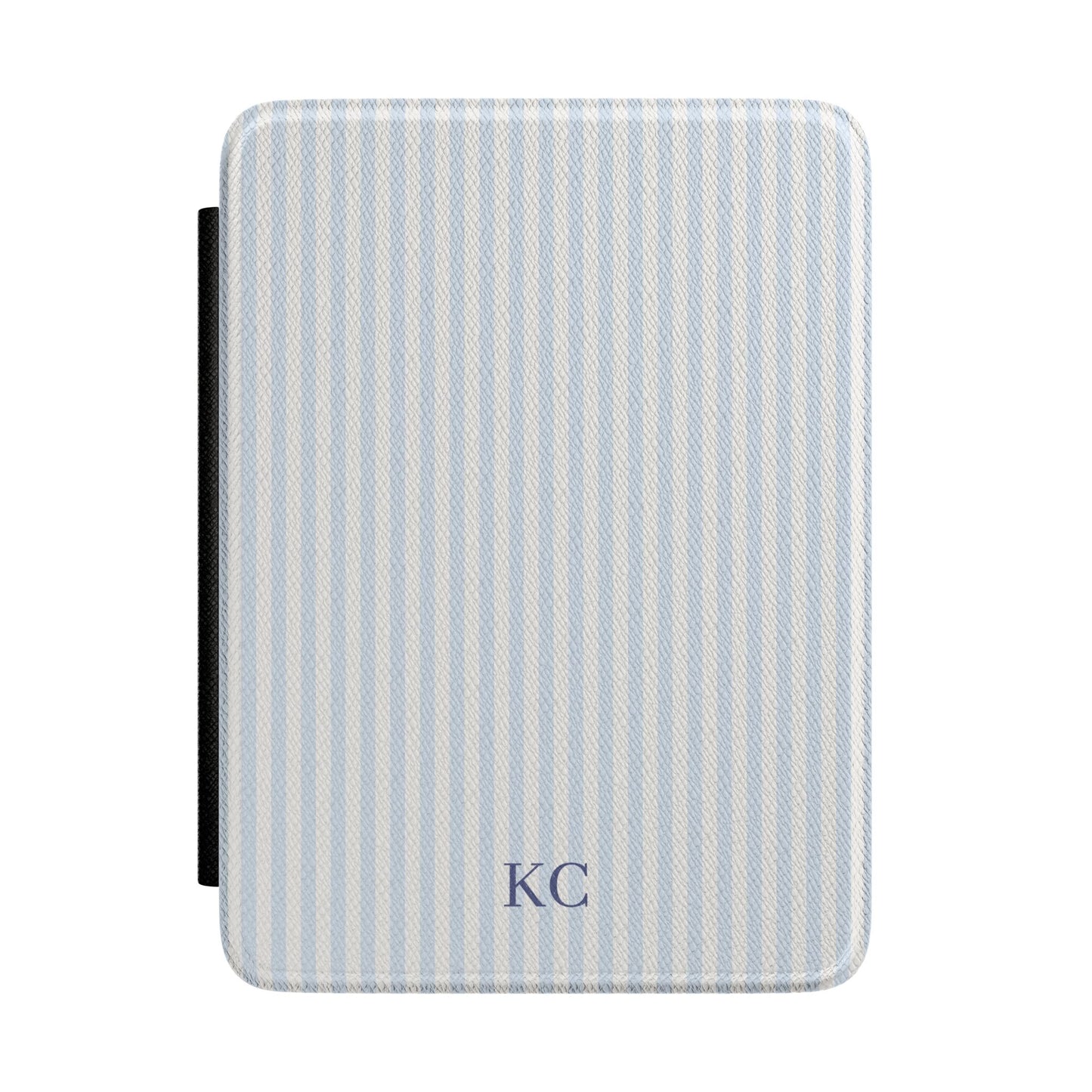 Personalized Blue Stripe Kindle Case