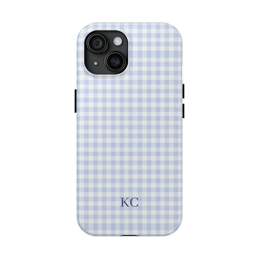 Blue Gingham Phone Case