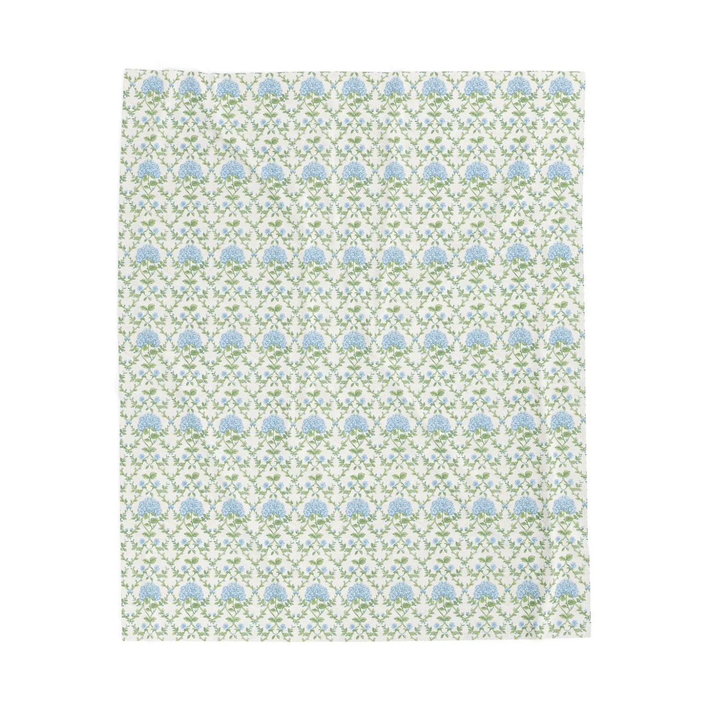 Blue Hydrangea Vine Blanket