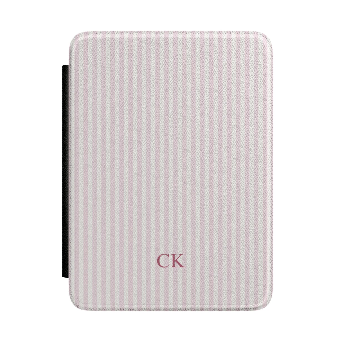 Personalized Pink Stripe Kindle Case