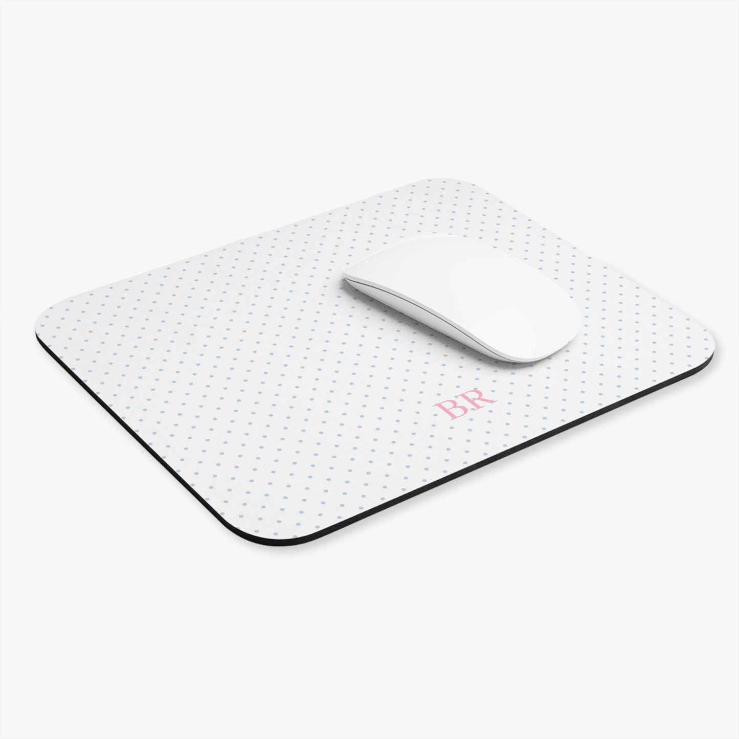 Personalized Polka Dot Mouse Pad