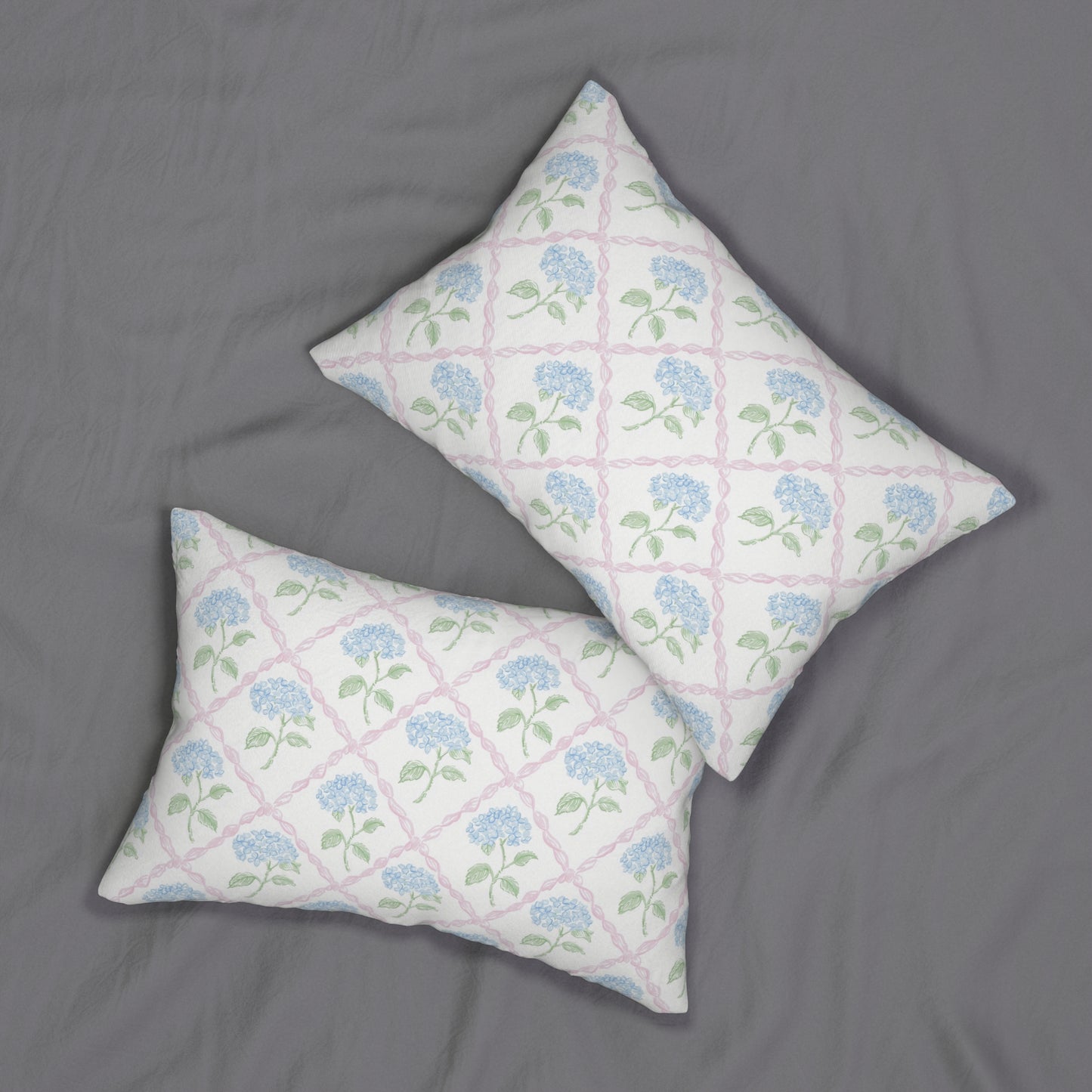 Hydrangea Lumbar Pillow