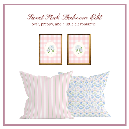 Sweet Pink Bedroom Edit
